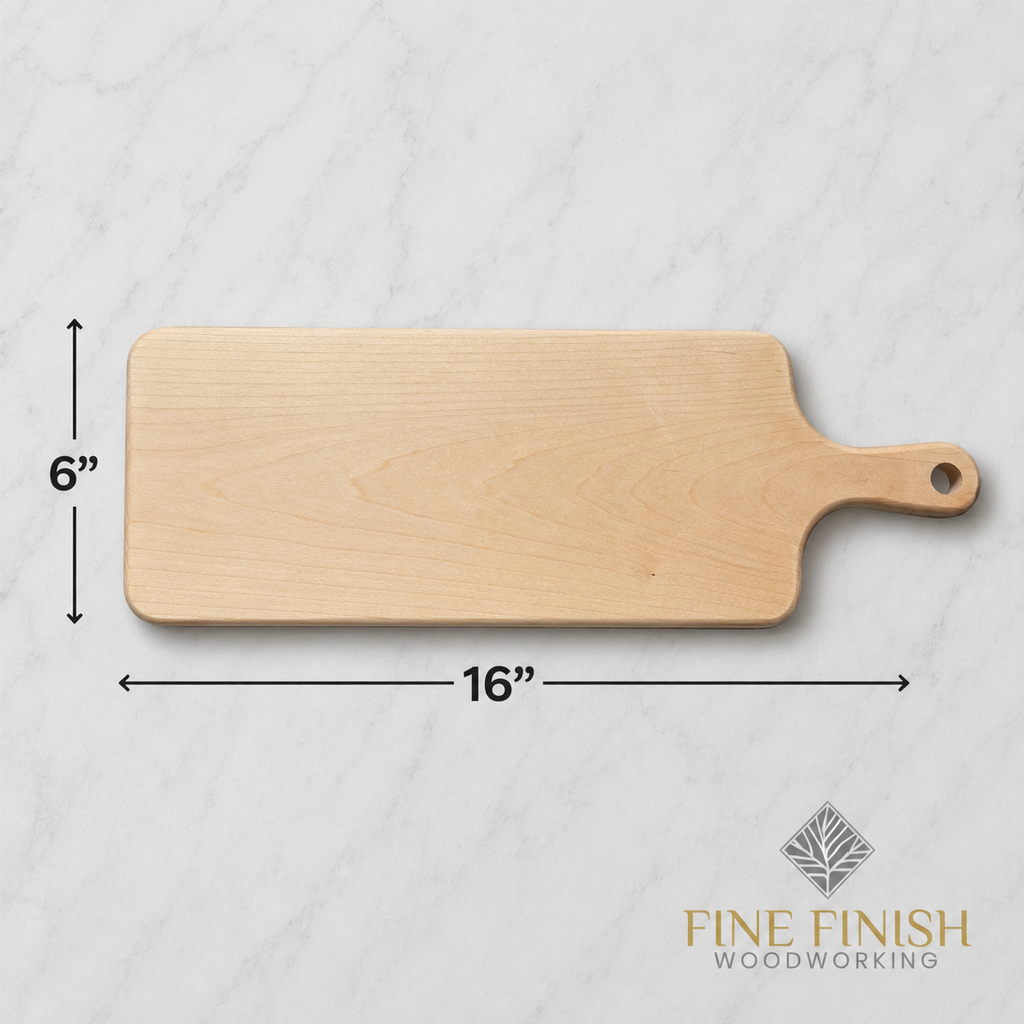Personalized Hardwood Charcuterie Board – Custom Engraved Serving Cheese Board