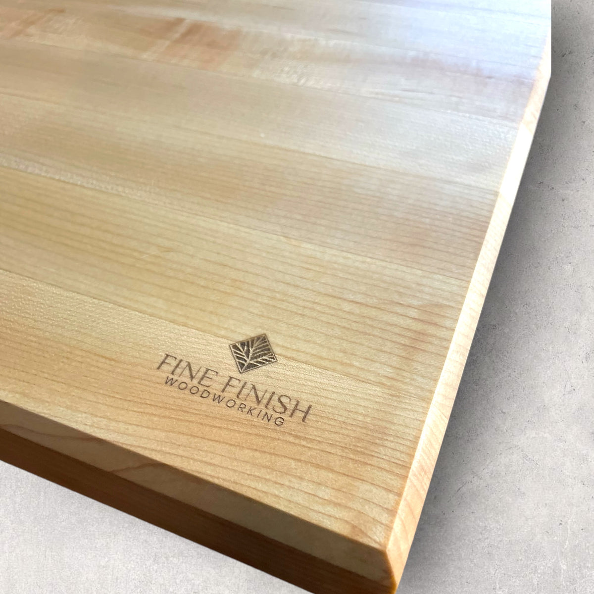 Personalized Wooden Edge Grain Cutting Board | Walnut, Maple, Sapele & Ambrosia Maple