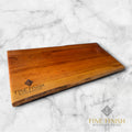 Live Edge Serving Board - Walnut or Cherry - Custom Logo Engraving